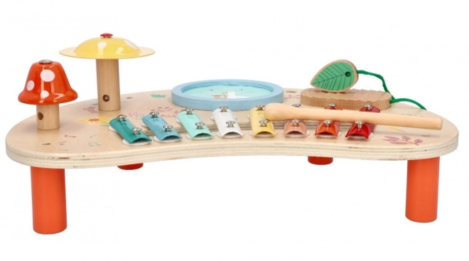 Table de musique printanière
