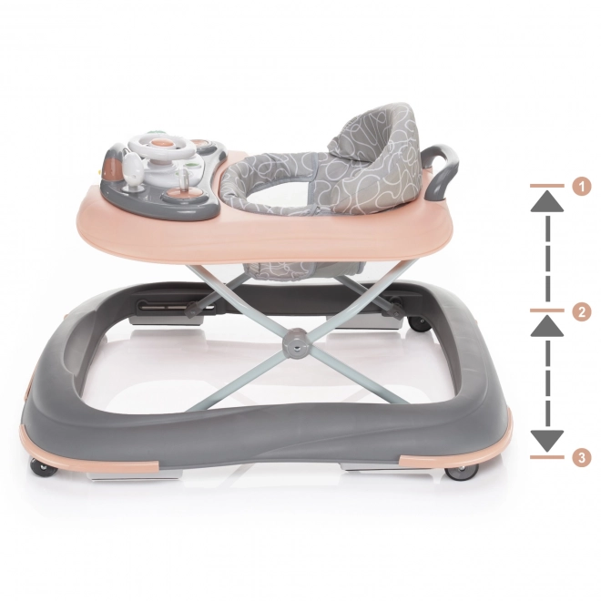 Marchette Fiesta, Gris/Rose