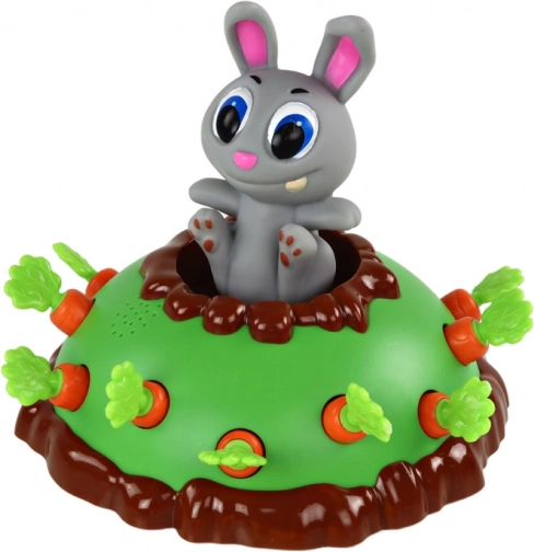 Action palpitante avec le lapin bondissant