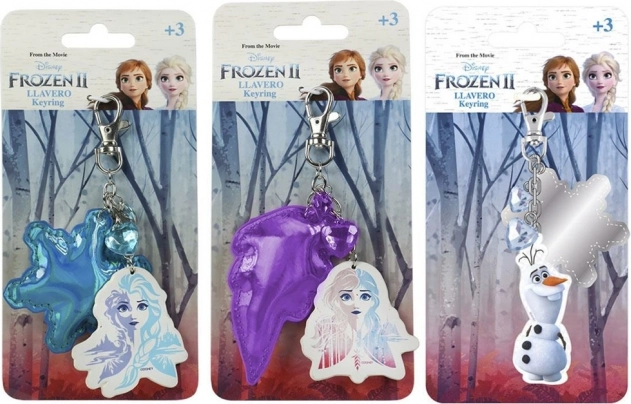 Porte-clés avec mousqueton Frozen 2