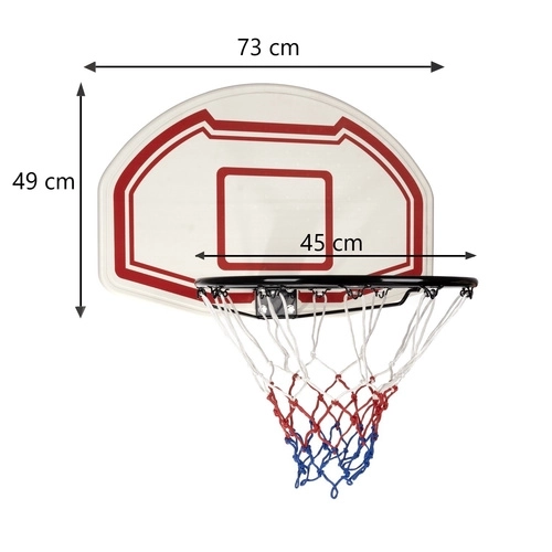 Panier de basket mural avec planche et arceau