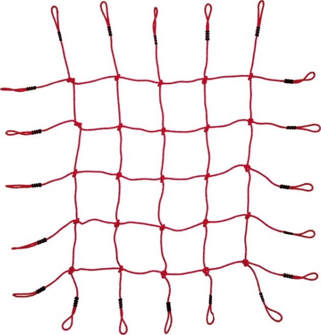 Petite Échelle en Corde Rouge - 170 x 170 cm