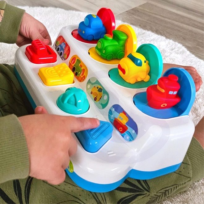 Woopie jouet éducatif pour enfants avec véhicules à ressort Pop-Up