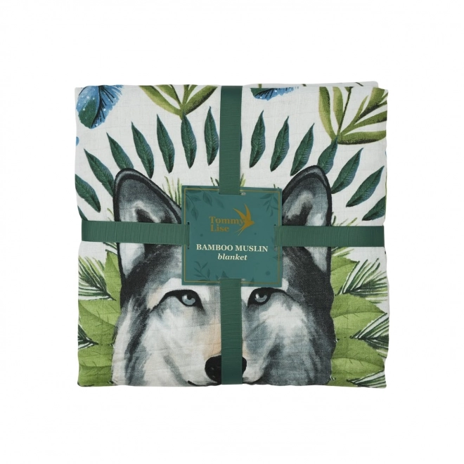 Tommy Lise Couverture en mousseline de bambou Alpha Spirit 106x106 cm