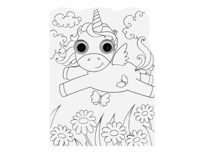 Livre de coloriage MFP A4 yeux mobiles Licornes 210x270mm/16