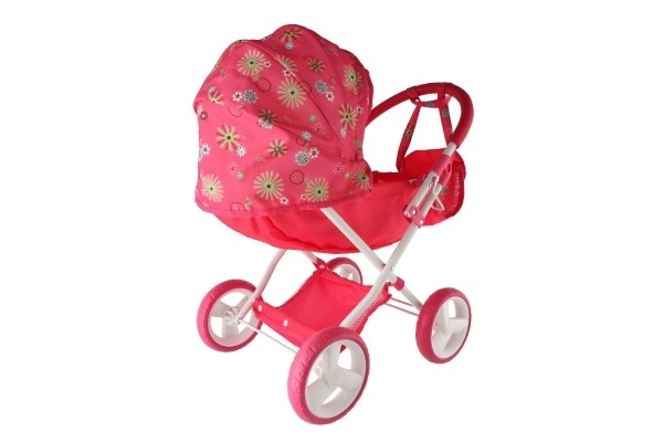 Poussette pour poupées profonde en tissu 58x35x60cm dans une boîte 34x56x8,5cm