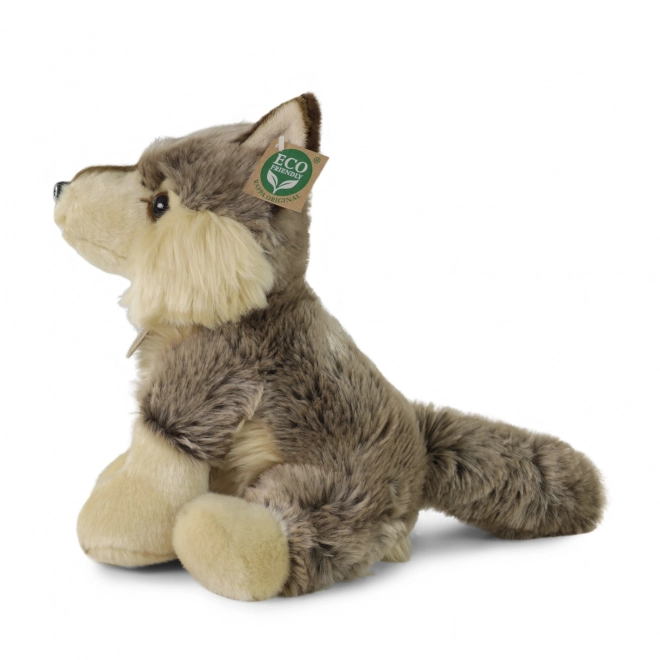 Loup en peluche écologique