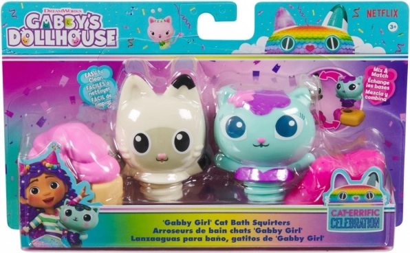 Figurines de chat magiques pour le bain Gabby's Dollhouse
