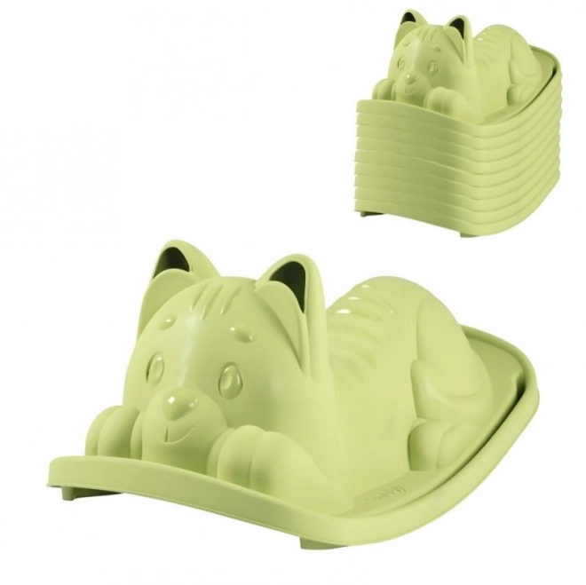 Balançoire Chat Vert