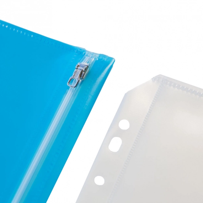 Pochette zippée A4 avec suspend Euro transparente