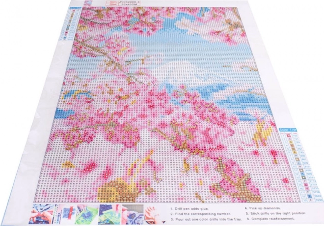 Kit de peinture sur diamant - sakura