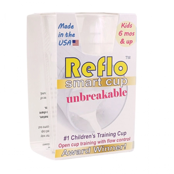 Reflo NOVÝ NESLÉHAVÝ gobelet d'entraînement pour enfants transparent