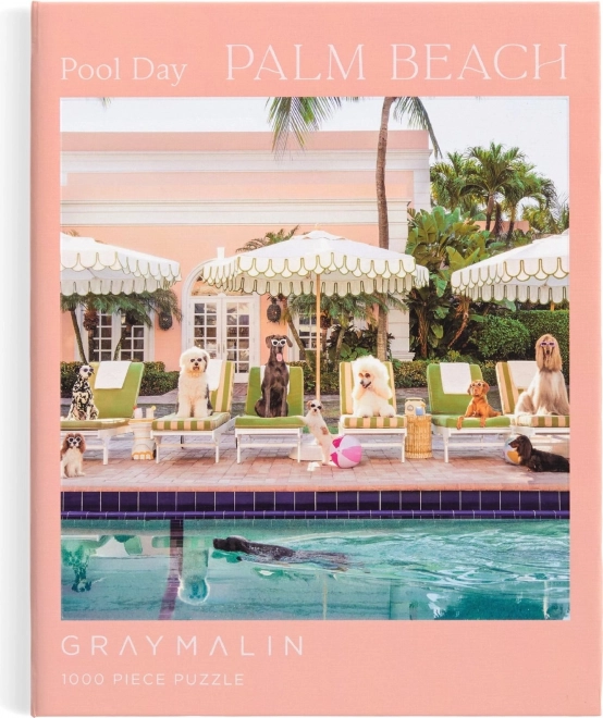 Puzzle À la piscine de Palm Beach 1000 pièces
