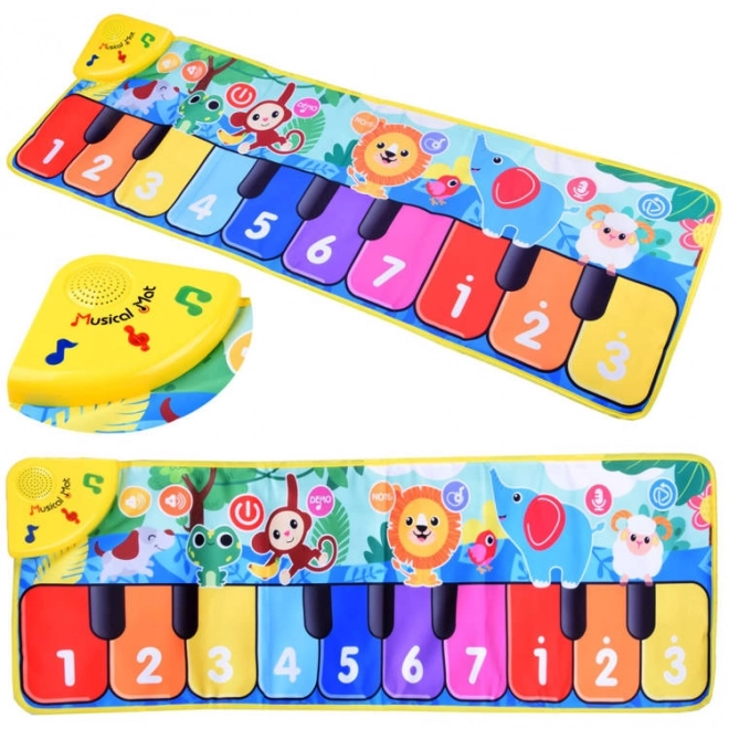 Tapis de danse musical avec chiffres
