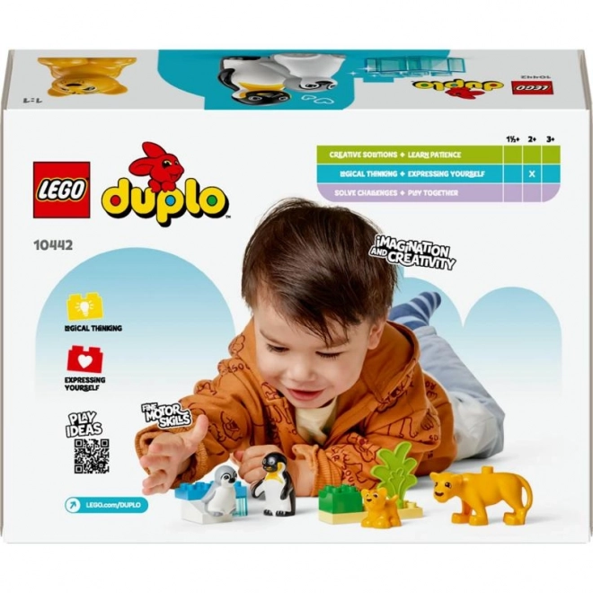Lego Duplo Familles d'animaux sauvages : Pingouins et lions