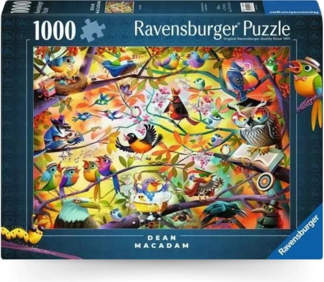 RAVENSBURGER Puzzle Oiseaux Occupés 1000 Pièces