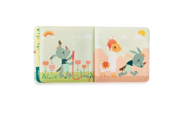 Lilliputiens - livre magique pour le bain - petit dragon Joe