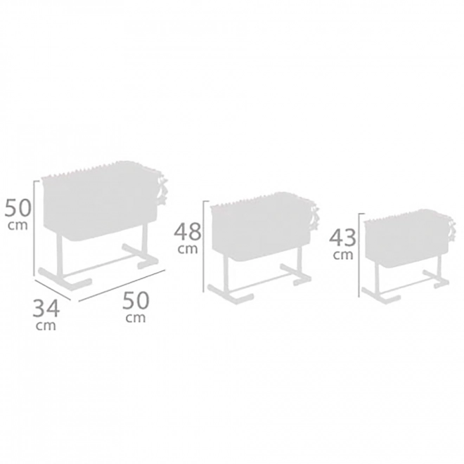DeCuevas 51279 Lit Nouveau-né pour poupées avec fonction de co-dodo KOALA 2024