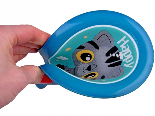 Disque volant coloré 16 cm - Jouet amusant à lancer