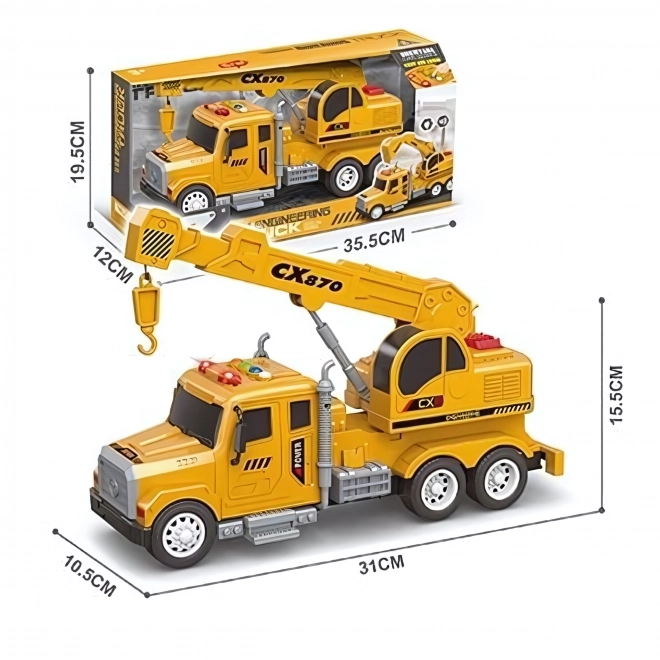 Grue interactive avec crochet mobile 1:14