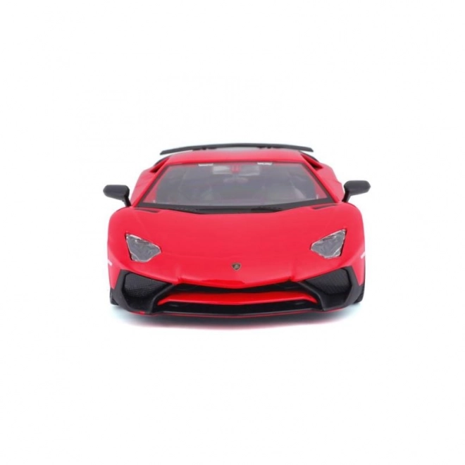 Modèle en métal Bburago Lamborghini Aventador rouge 1:24