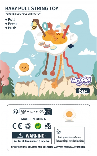Woopie jouet sensoriel Montessori hochet de dentition UFO