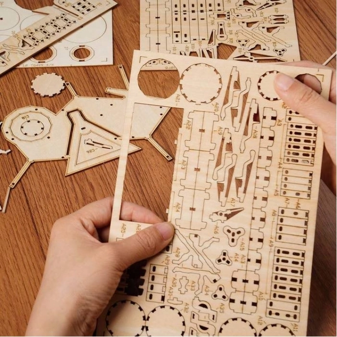 Ensemble de vélo - maquette en bois 3D