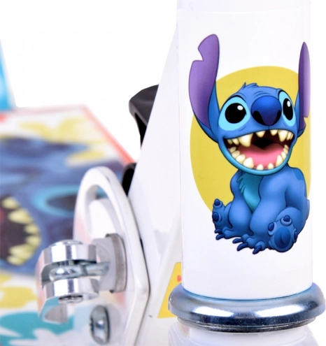 Trottinette pliable Disney STITCH blanche pour enfants jusqu’à 50 kg