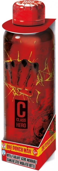 Bouteille en acier inoxydable avec motif One Punch Man