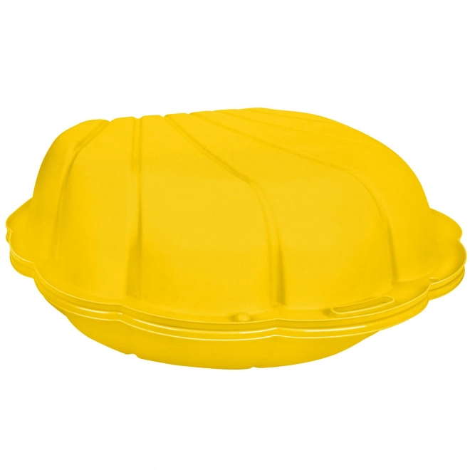Coffre à sable coquillage jaune - 1pc