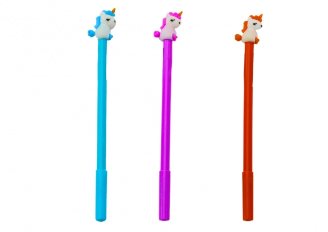 Stylo à bille Unicorn Stopper Noir Pointe Mélange Violet Orange 0,5 mm
