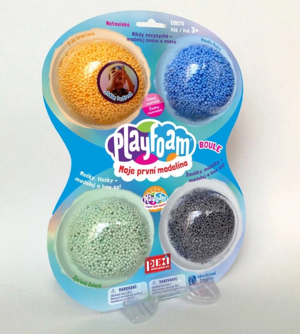 Mousse à modeler PlayFoam - couleurs garçon 4pack