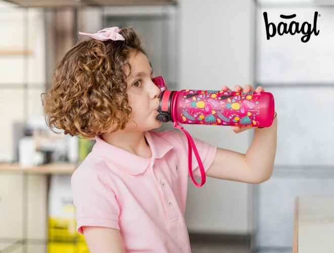 Bouteille à boire en Tritan BAAGL Flamants roses, 500 ml