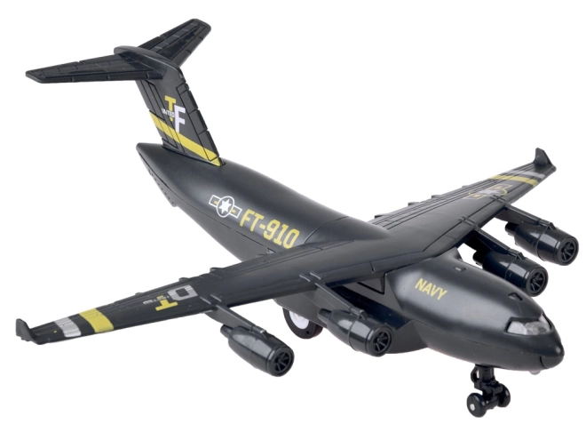 Avion de transport militaire avec effets