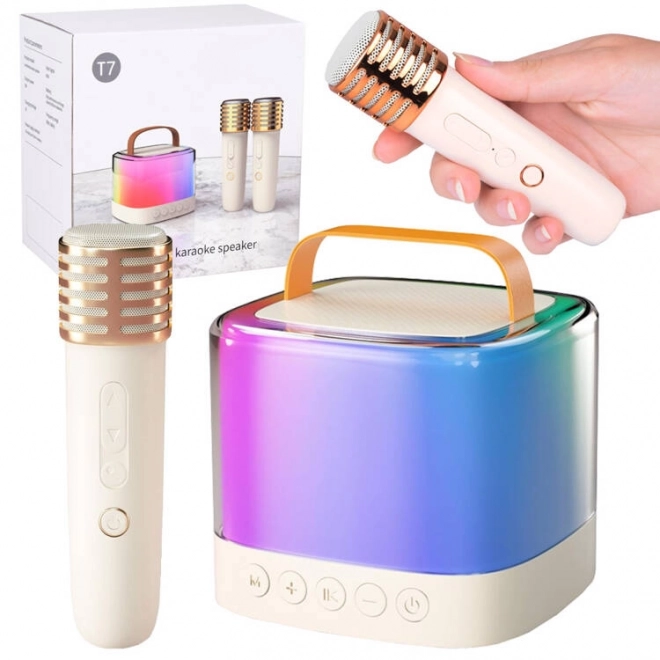 Microphone avec haut-parleur sans fil et Bluetooth