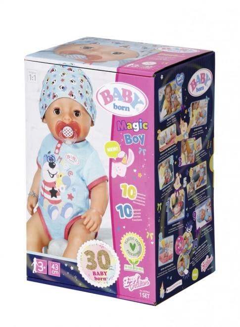 BABY born avec sucette magique, garçon, 43 cm