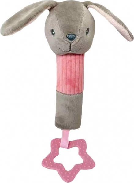 Lapin en peluche avec son 17 cm TULILO