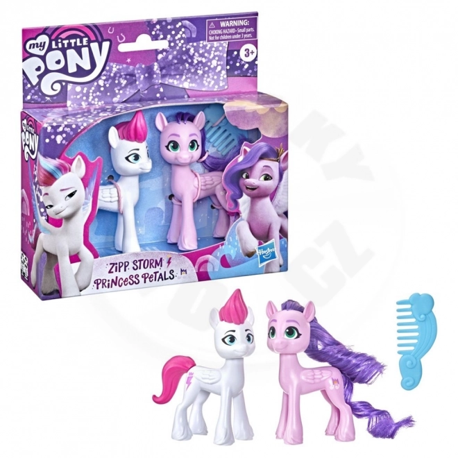 Ensemble de poneys Zipp Storm et Princesse Petals