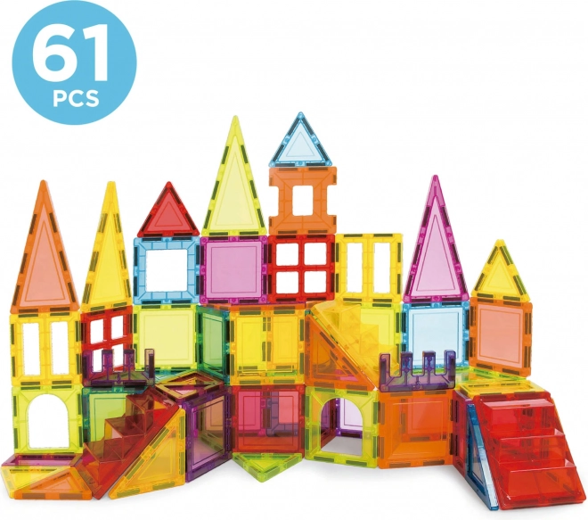 EDUCA Jeu de construction magnétique Magnetics 61 pièces