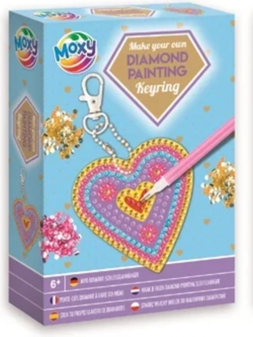 GRAFIX Peinture diamant Pendentif Cœur