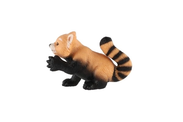 Panda rouge jouet en plastique 5cm dans un sachet