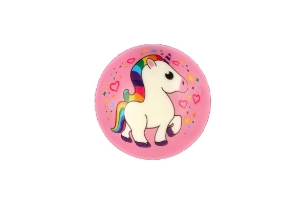 Balle licorne en mousse 8cm mélange de couleurs en sachet 24pcs en boîte