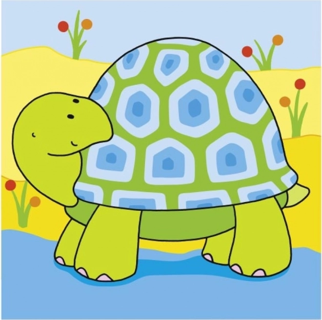 GOKI Blocs en bois Animaux, 4 blocs