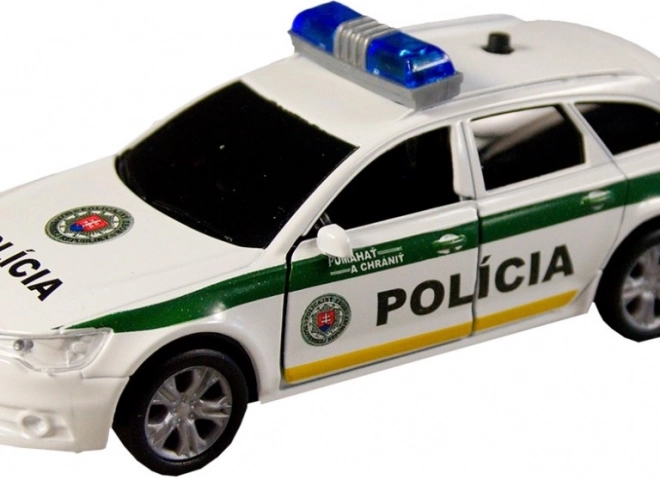 Voiture de secours et police à rétro-friction
