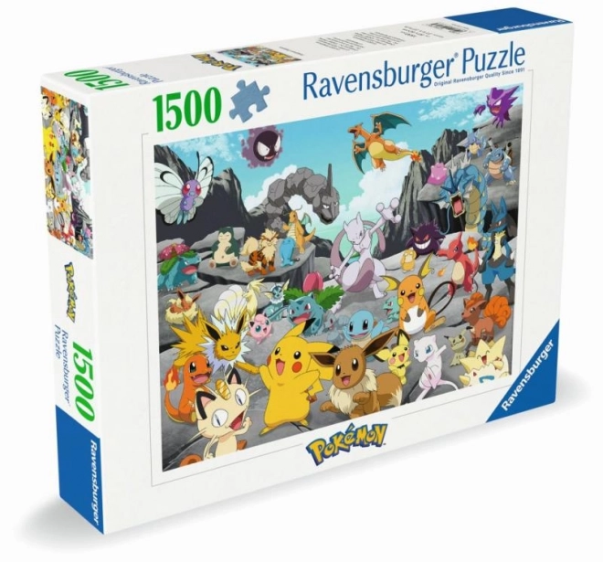 Puzzle 1500 pièces Pokémon Classique