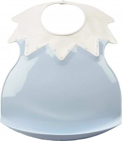 Bavette en plastique avec col Baby Blue