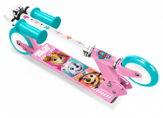 Trottinette à deux roues Paw Patrol rose