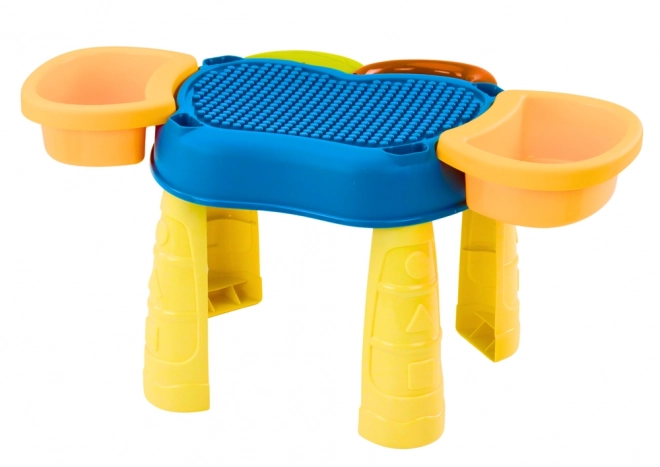 Table multifonctionnelle 4 en 1 bleue
