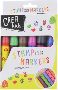 Set de tampons pour enfants, 6 pcs