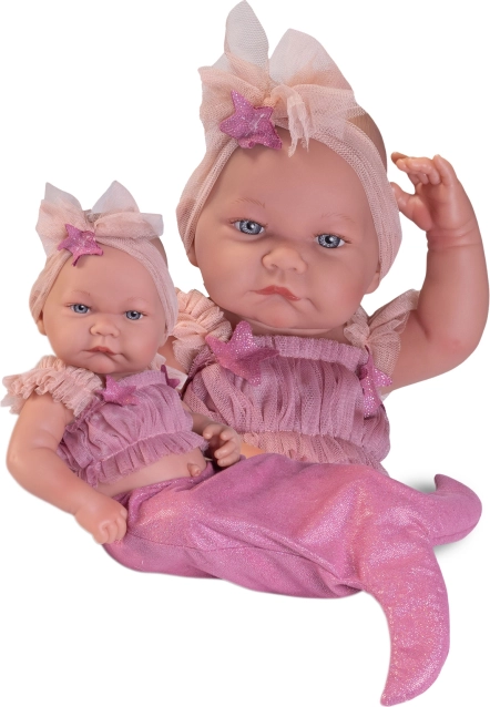 Poupée réaliste bébé avec corps entièrement en vinyle 42 cm